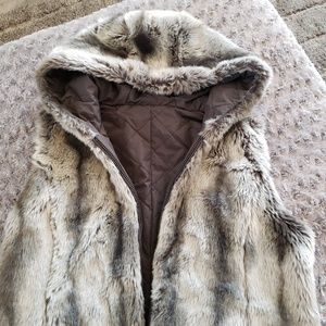 Faux Fur Reversible Vest